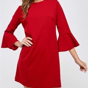 Elegant Red Women's Dress